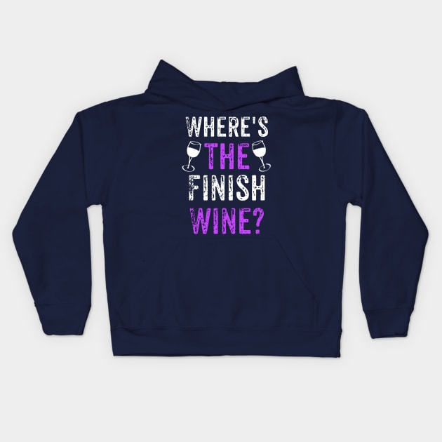 Wine Lovers Kids Hoodie by jmgoutdoors